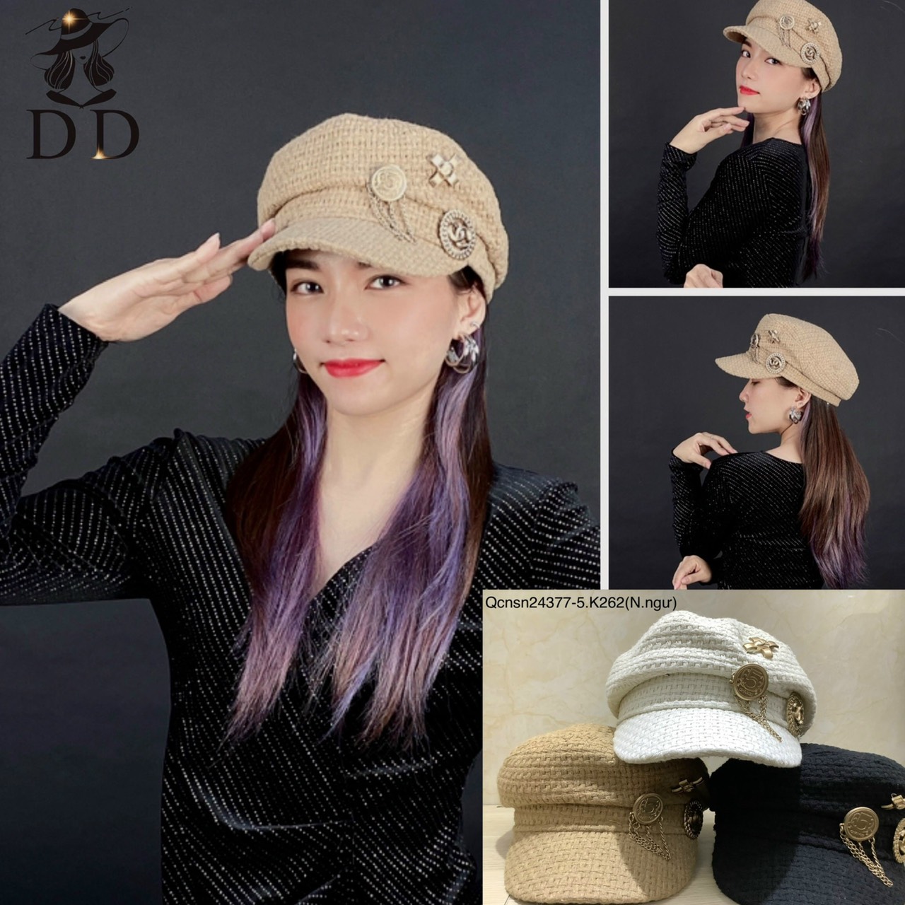MŨ NỒI LƯỠI TRAI DẠ QCNSN24377-5